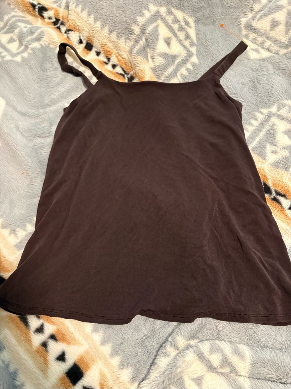 Eileen Fisher Brown Spaghetti Strap Camisole
